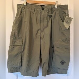 Boy Scouts of America • Centennial Cargo Shorts • Supplex Nylon • Adult M • NWT